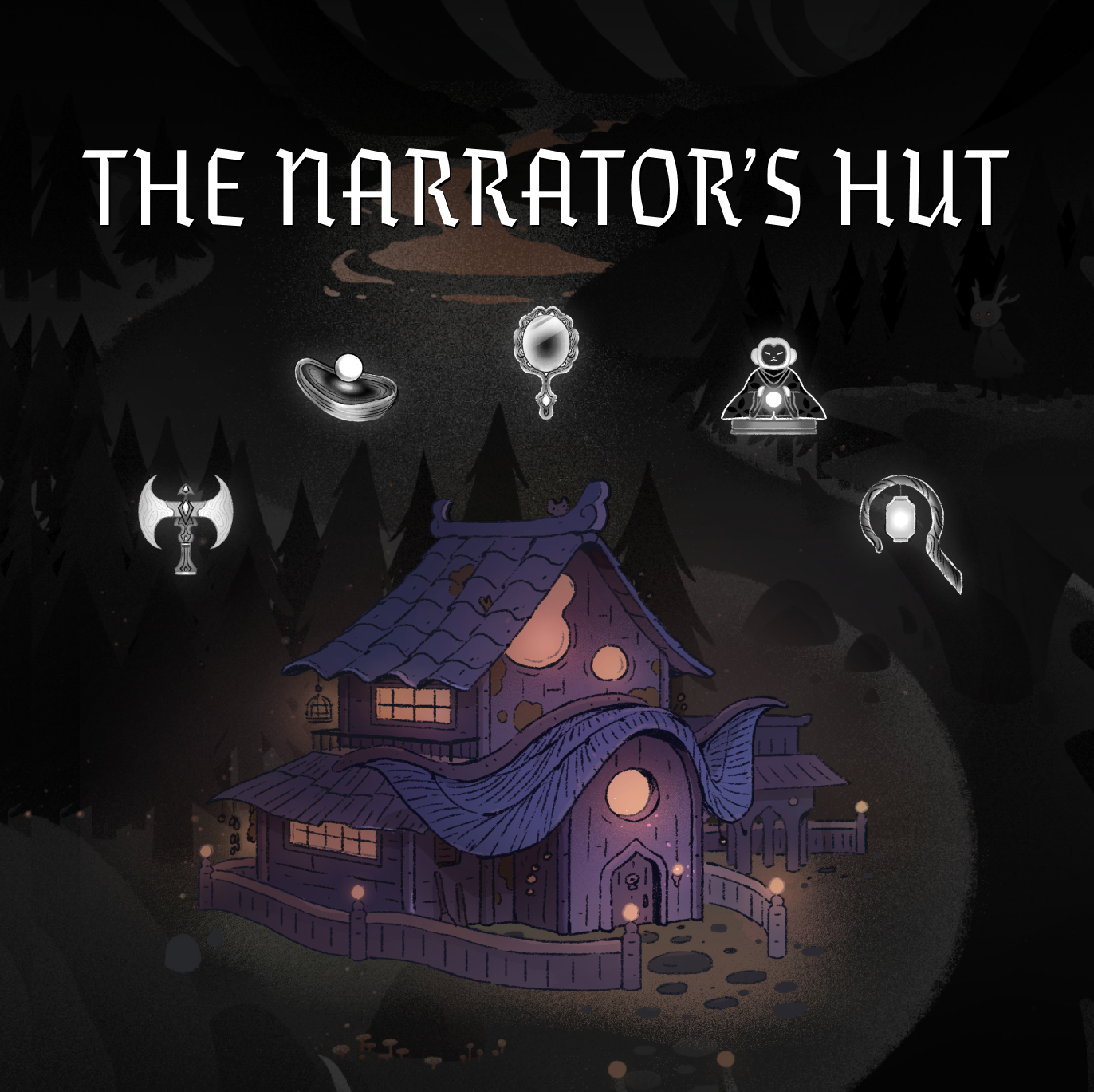 THE NARRATOR'S HUT at the heart of the wilds